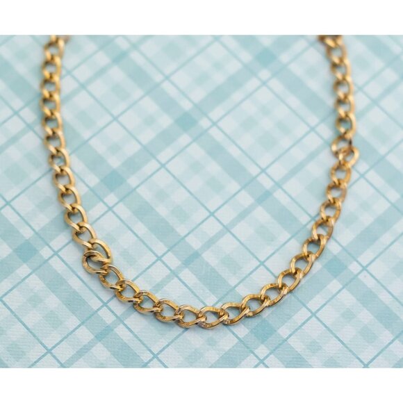 Vintage Thick Golden Chain Necklace - 30 inch, by Sarah Coventry - L22 - Picture 1 of 3